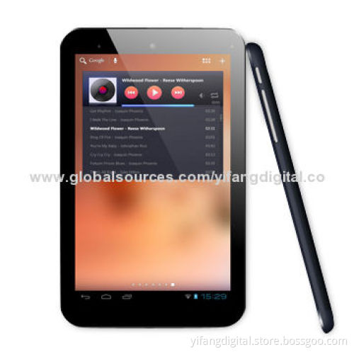 7-inch Tablet PC with MTK8389 Quad Core Cortex-A7, 1.2GHz, Built-in 3G, Dual Camera and GPS